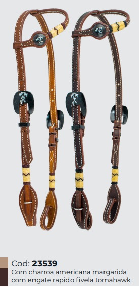 Com Charroa Americana Margarida com Engate Rápido Fivela Tomahawk