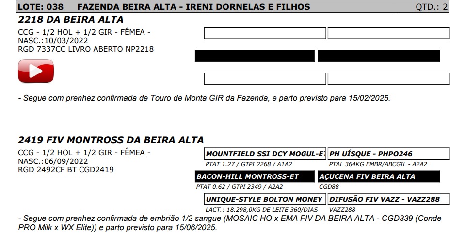 LOTE 38 2492-CF 7337-CC