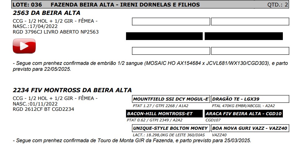 LOTE 36 3796-CJ 2612-CF