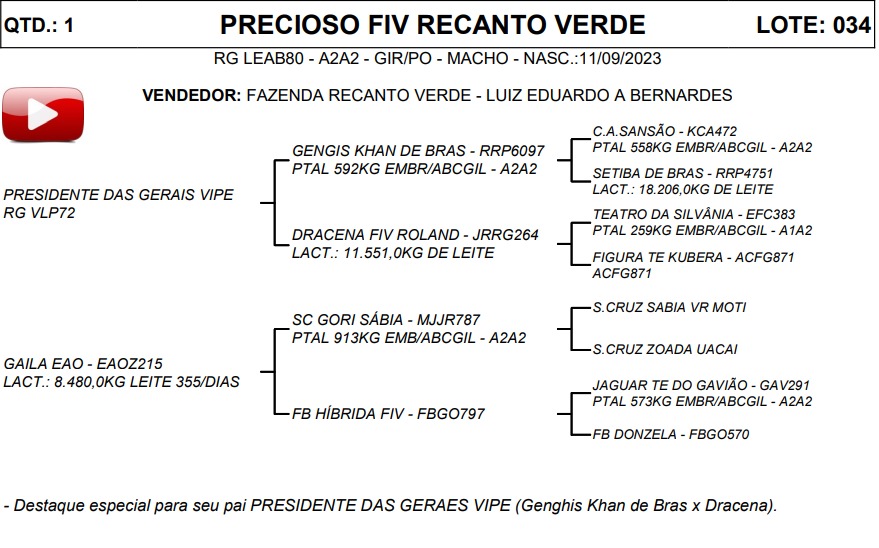 LOTE 34 PRECIOSO FIV RECANTO VERDE LEAB80