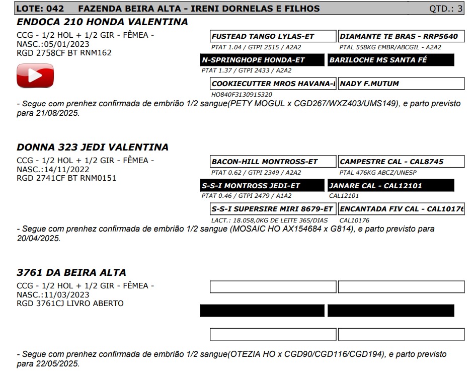 LOTE 42 3761-CJ 2758-CF 2741-CF