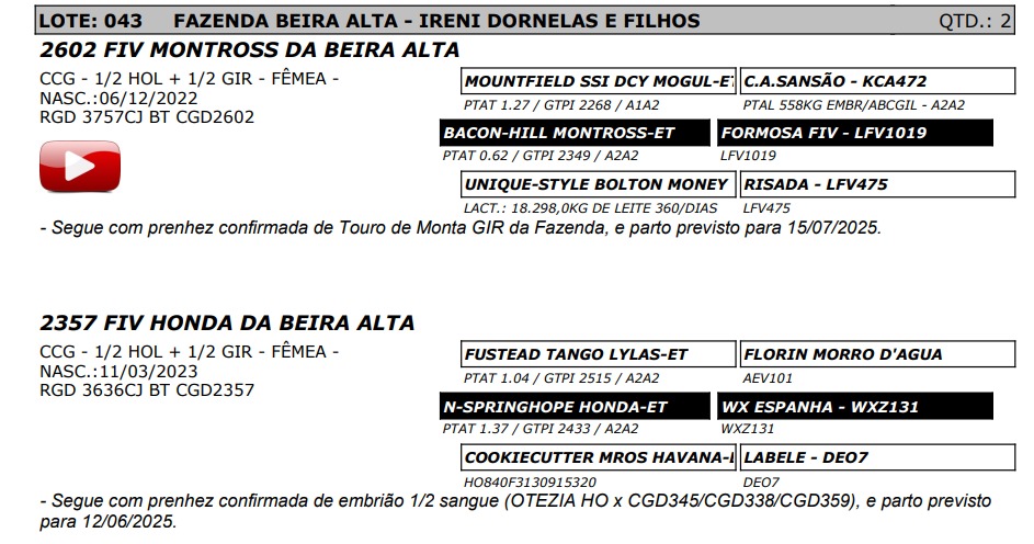 LOTE 43 3757-CJ 3636-CJ