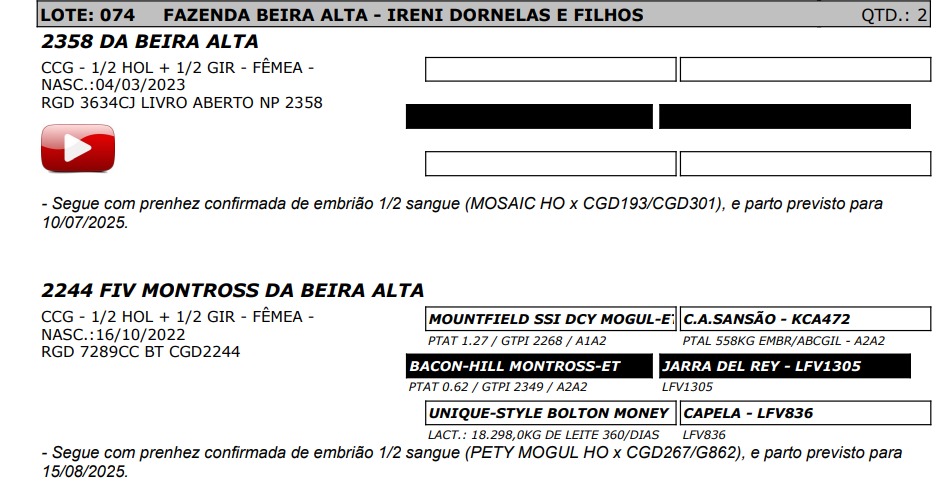 LOTE 74 3634-CJ 7289-CC