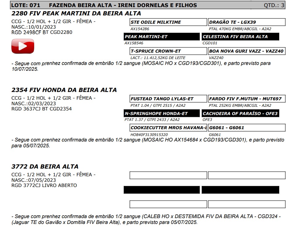 LOTE 71 2498-CE 3637-CJ 3772-CJ