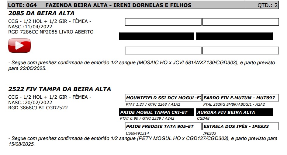 LOTE 64 3868-CJ 7286-CC
