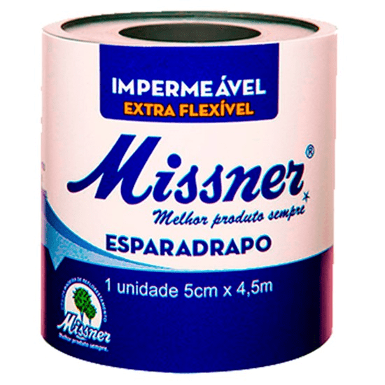 Esparadrapo 05cmx4,5m C/ Capa Impermeável - Missner