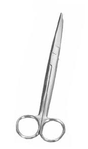 Tesoura Cirúrgica Curva Romba Romba Fina 17cm Aço Inox - Walmur