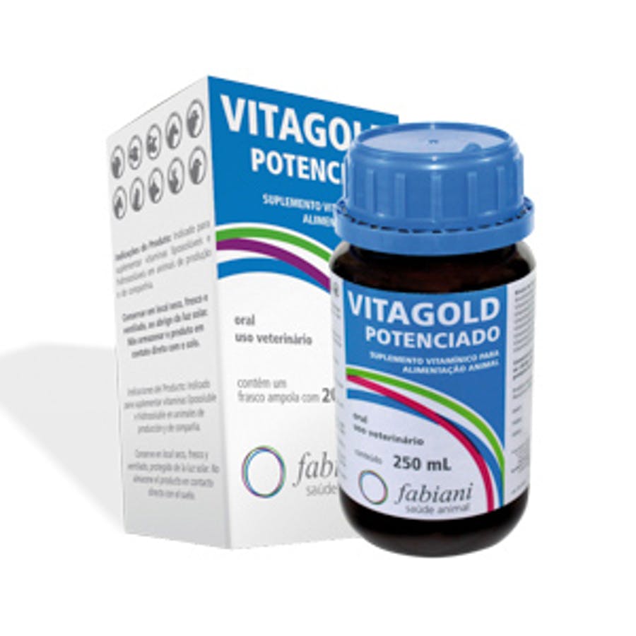 Vitagold Potenciado 50ml Fabiani - Ja Saúde Animal