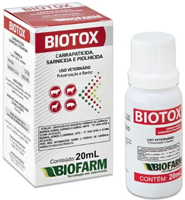Biotox Pet Pulv/banho 20ml - Biofarm