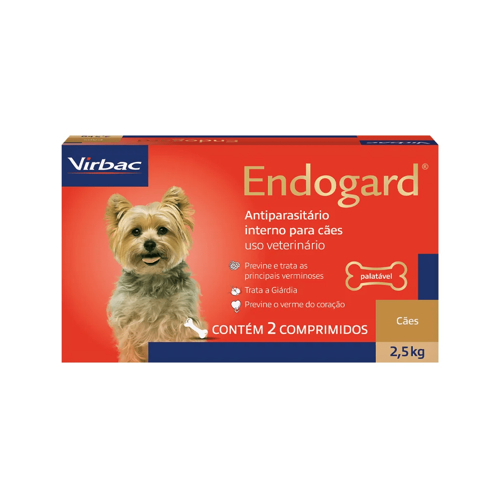 Endogard - 2,5kg C/ 2 Comp. - Virbac