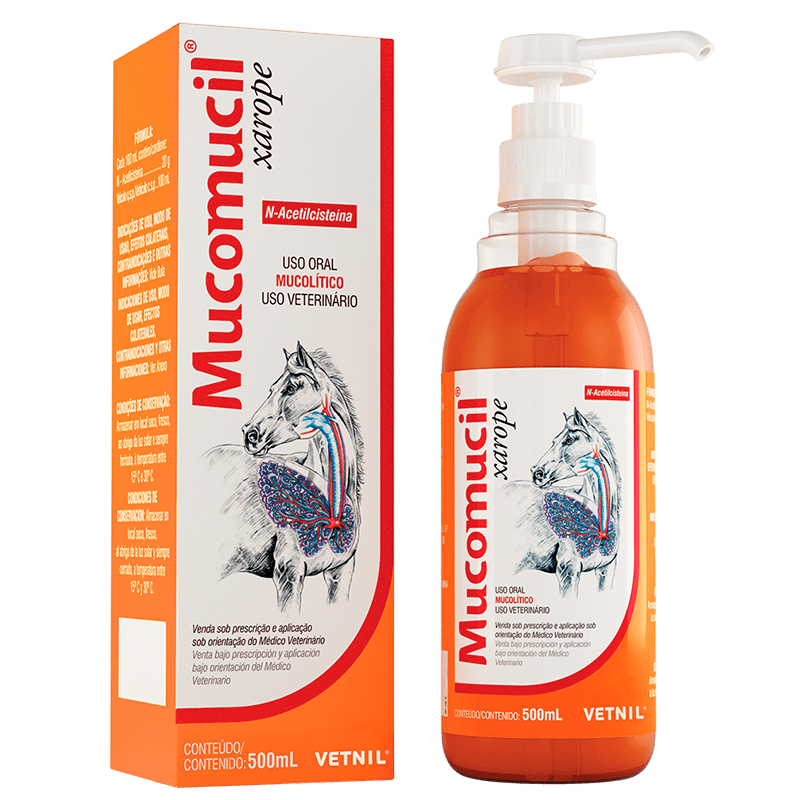 Mucomucil Xarope 500ml - Vetnil