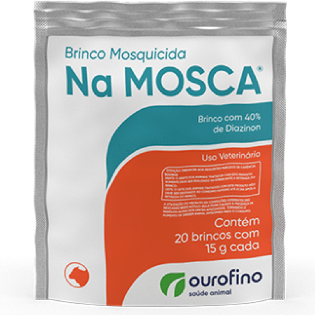 Na Mosca Brinco Mosquicida C/20un - Ourofino