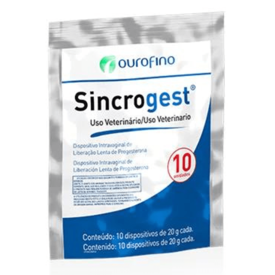 Sincrogest Implante De Progesterona (10 Un) - Ourofino