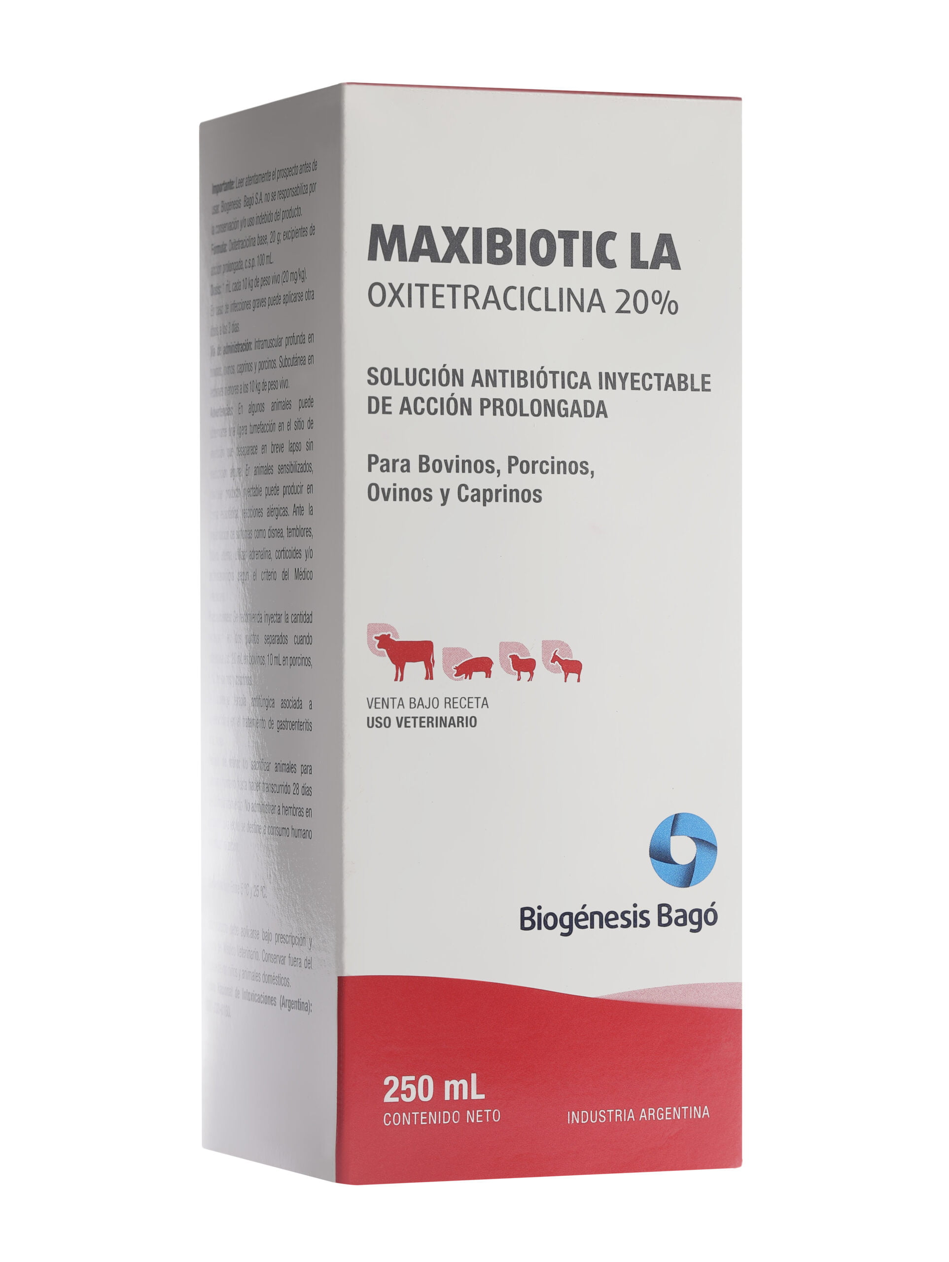 Maxibiotic Oxitetraciclina 20% 250ml - Biogénesis Bagó