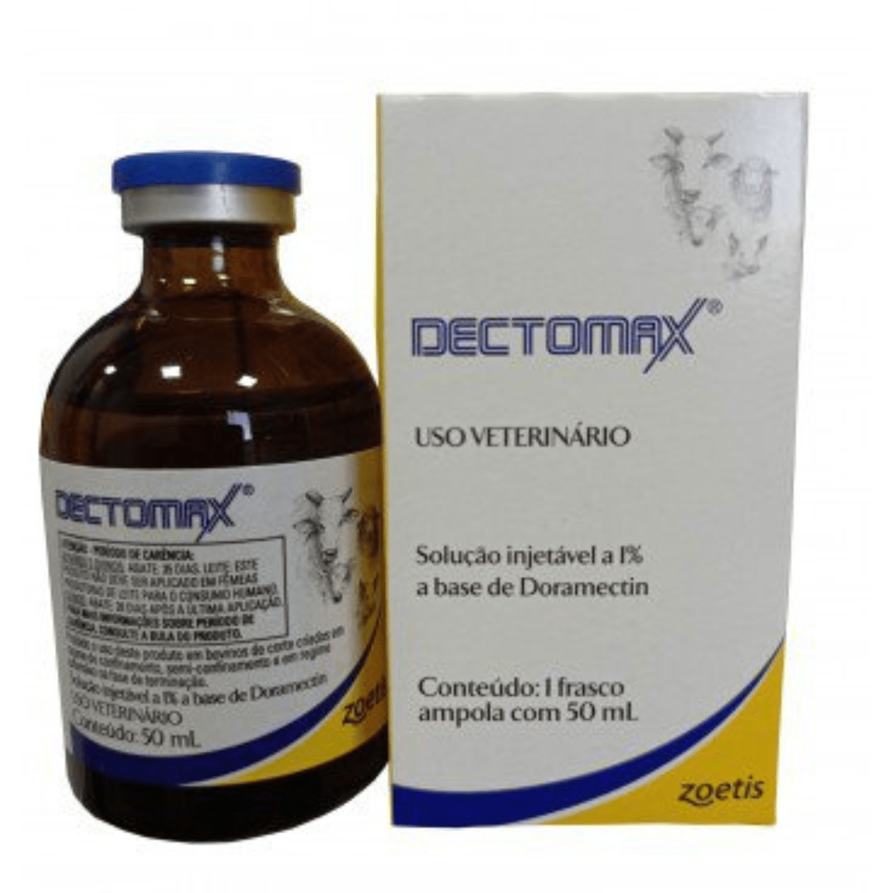 Dectomax 50ml Solução Injetável Doramectina 1% - Zoetis