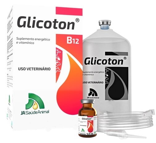 Glicoton B12 500ml - Ja Saúde Animal