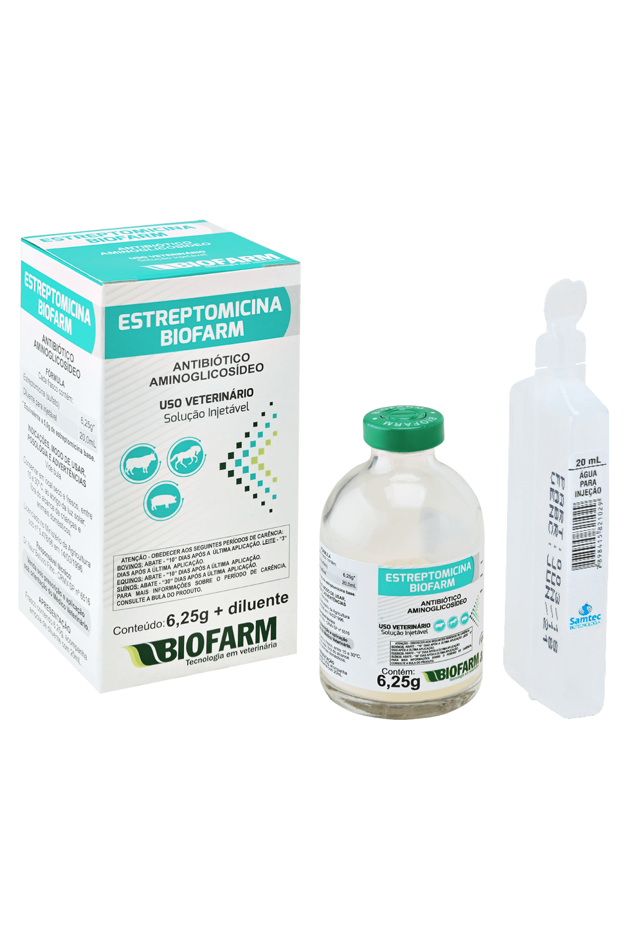 Estreptomicina 6,25g - Biofarm