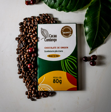 Chocolate Branco com Café 80g