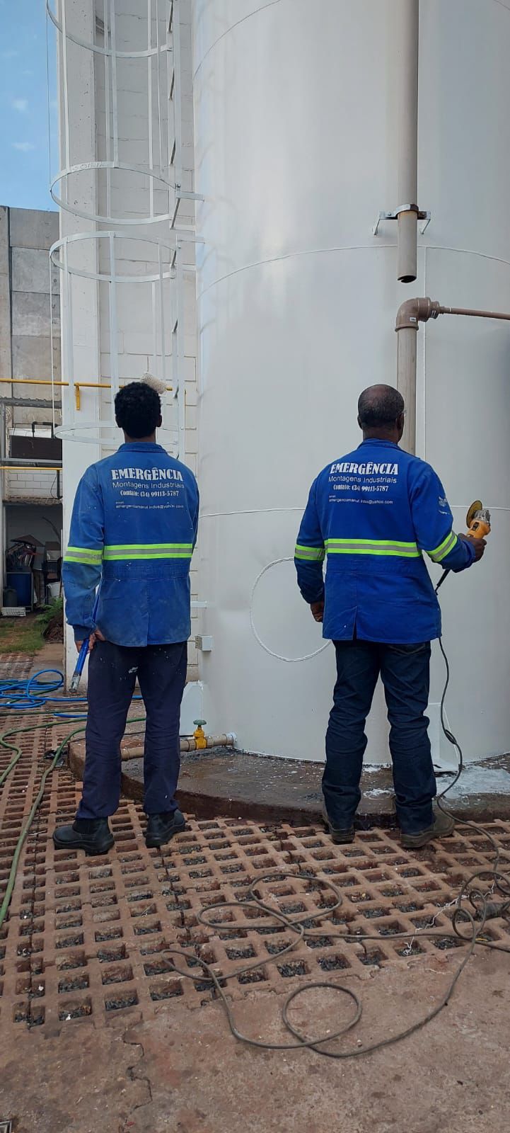 Reforma de Caixa d'água metálica