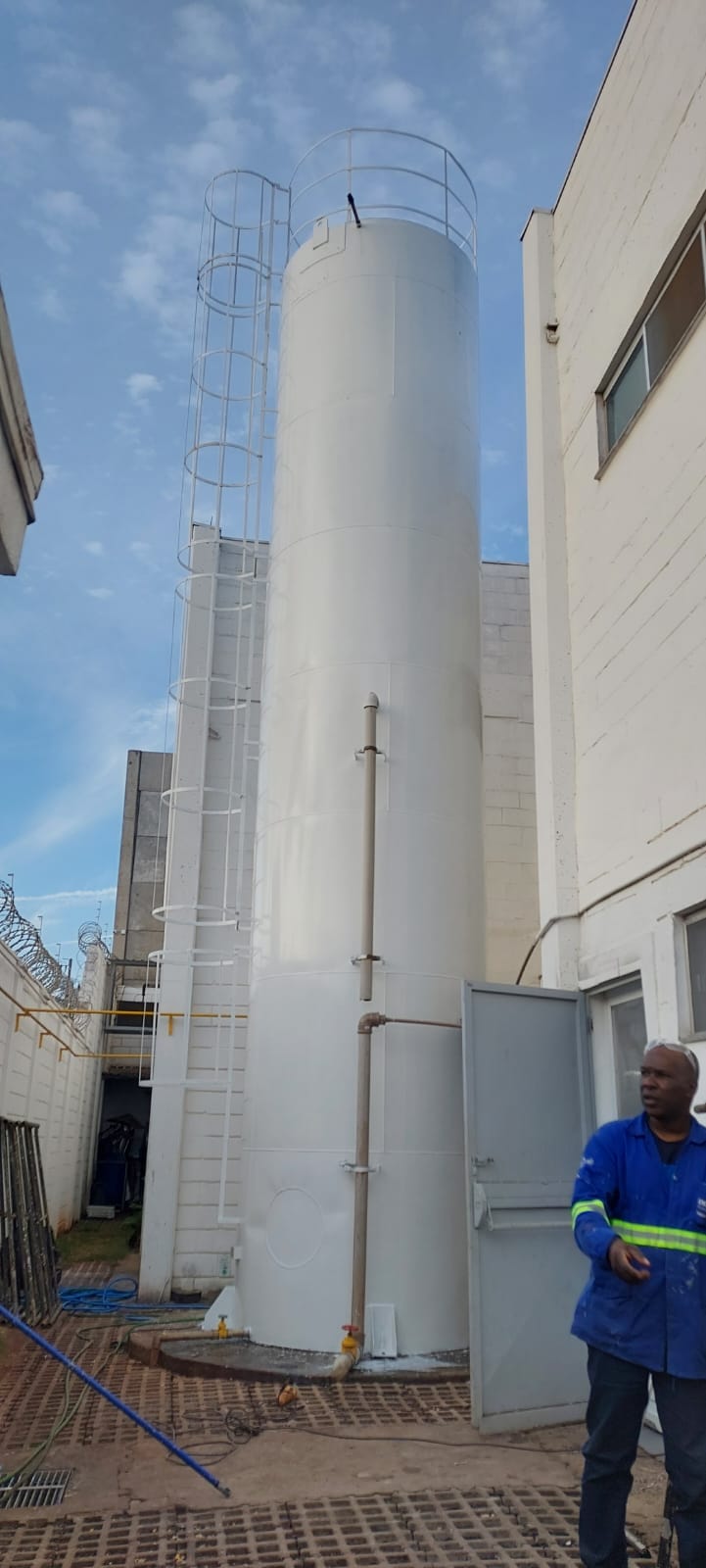 Reforma de Caixa d'água metálica