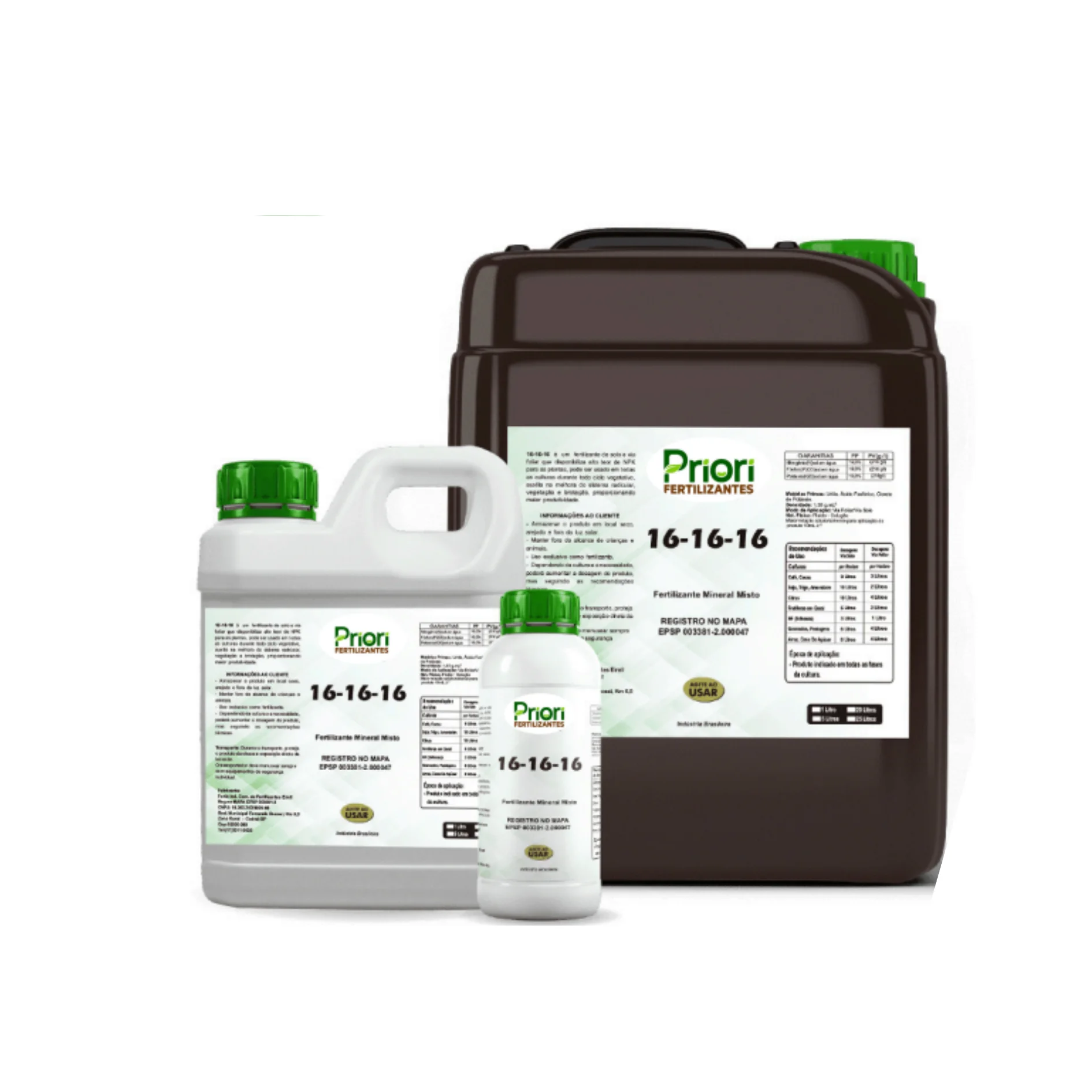 ADUBO E FERTILIZANTE 16-16-16 + HÚMICS