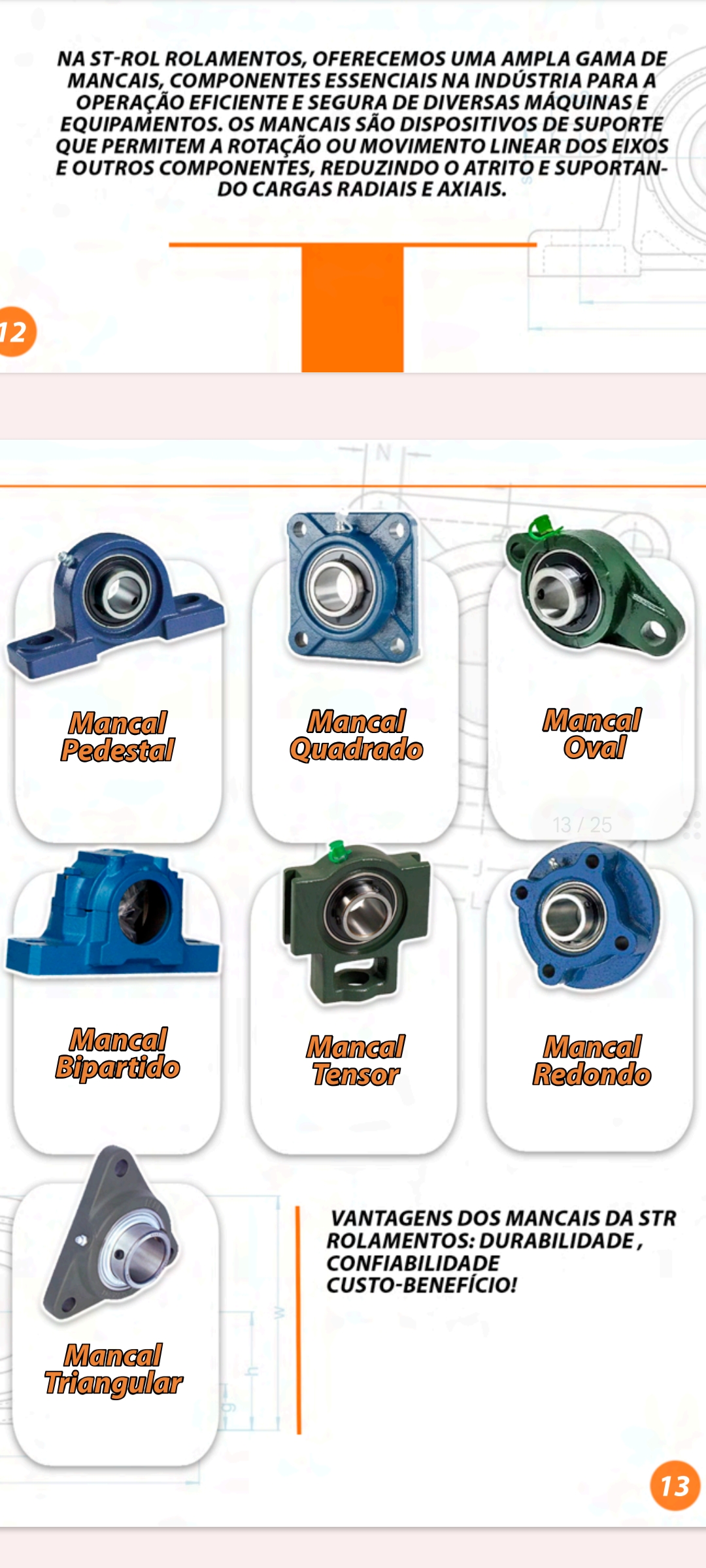 Rolamentos agrícola e industrial peças de reposição
