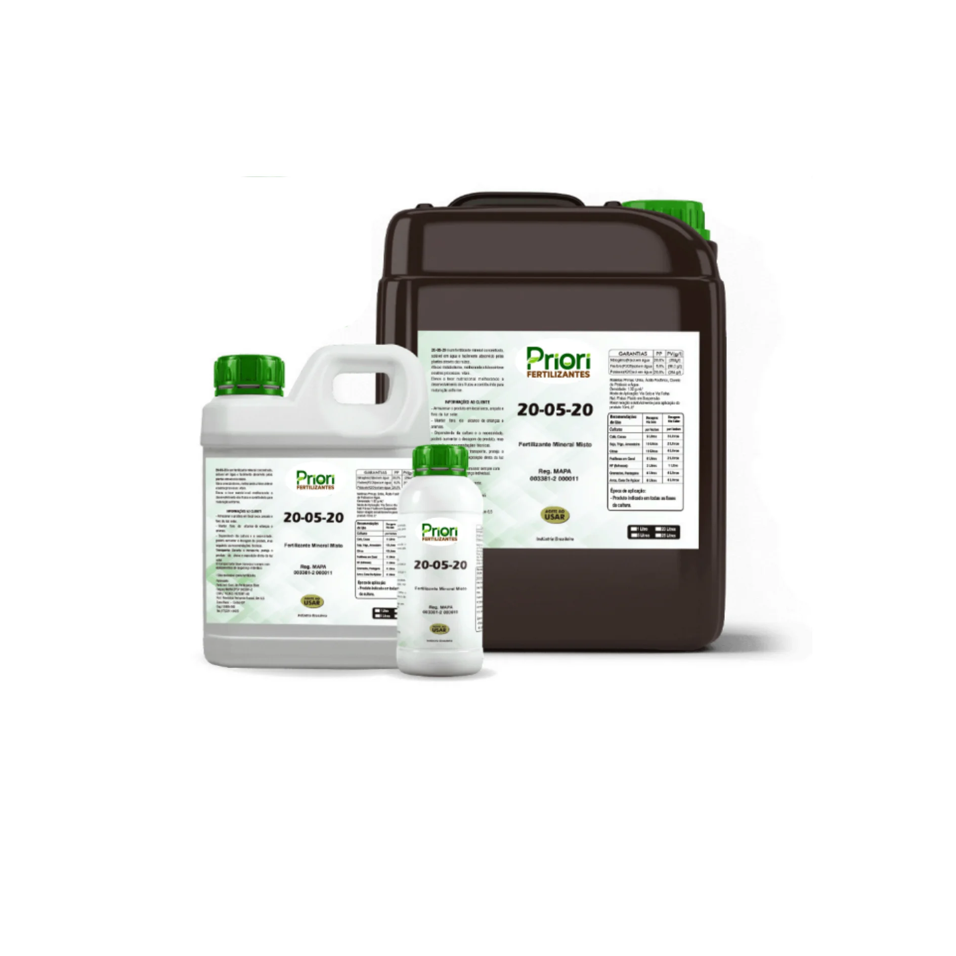 ADUBO E FERTILIZANTE 20-05-20 + HÚMICS