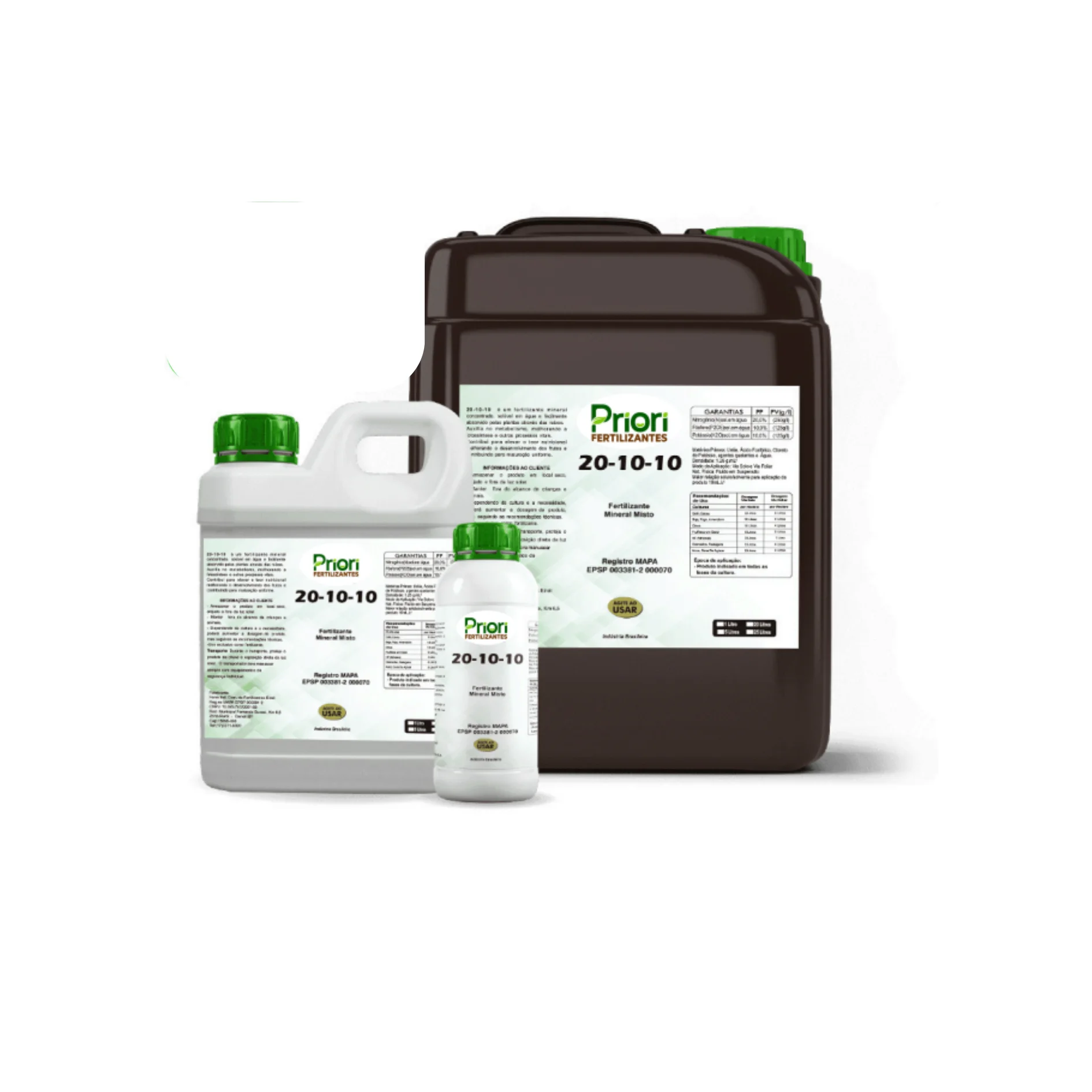 ADUBI E FERTILIZANTE 20-10-10 + HÚMICS