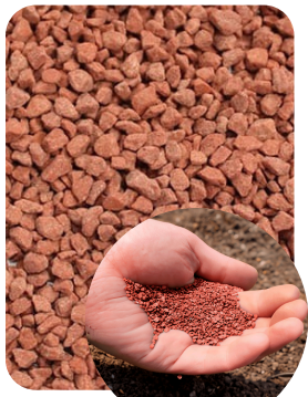 ADUBO E FERTILIZANTE CLORETO DE POTASSIO KCL 60% VERMELHO