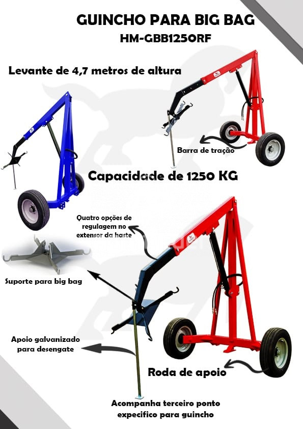 Guicho Big Bag  Horse Machinen  HM-GBB125ORF ano 2023