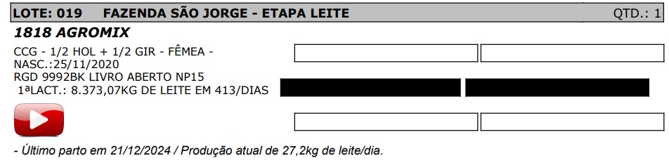 LOTE 19 - 1818 AGROMIX - NP 15