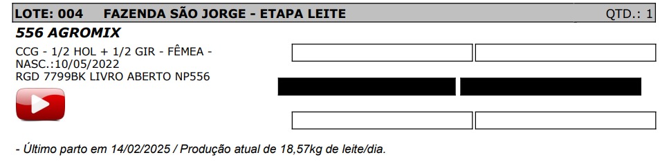 LOTE 04- AGROMIX - NP  556