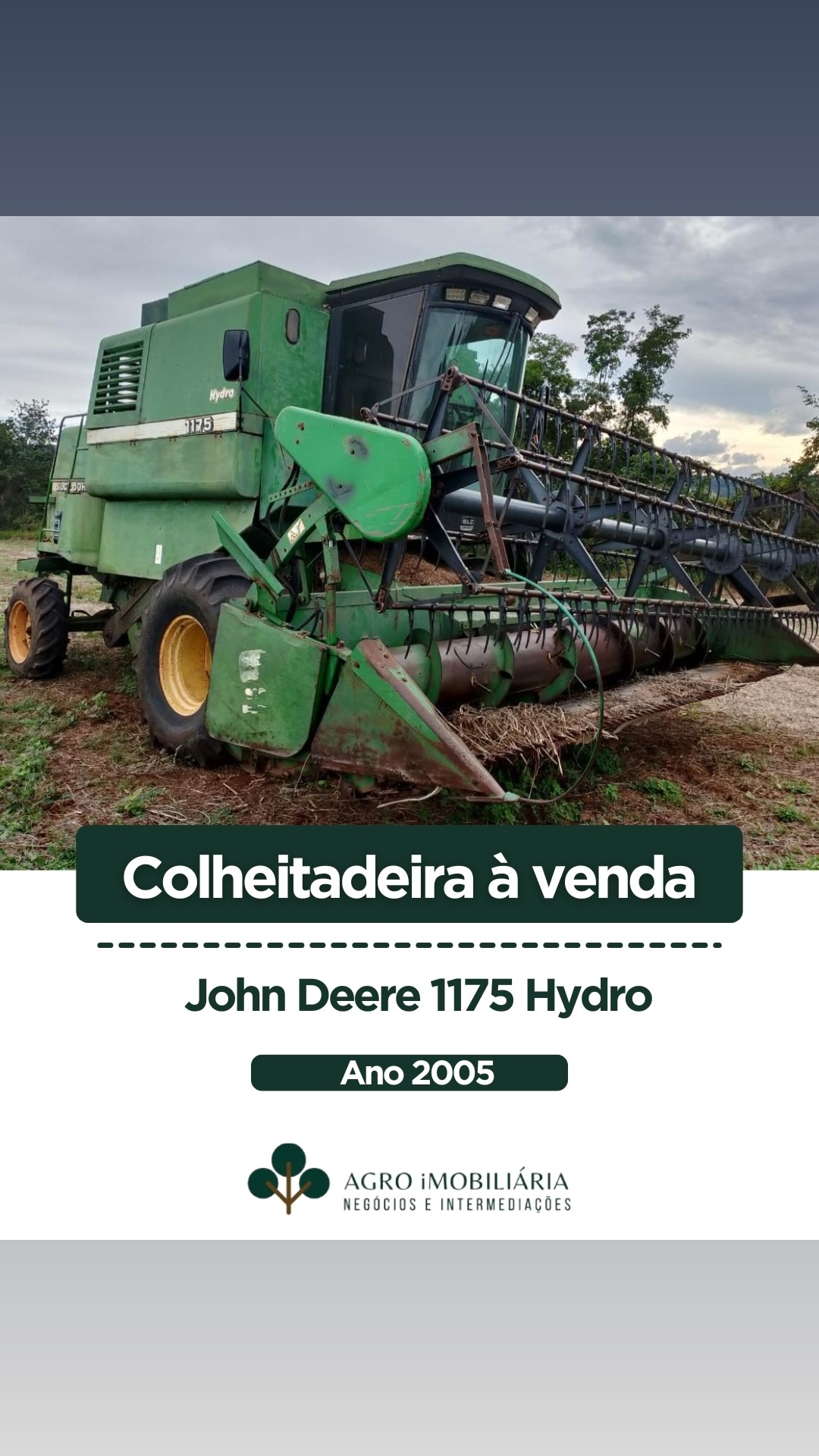 COLHEITADEIRA À VENDA EM PONTALINA GO