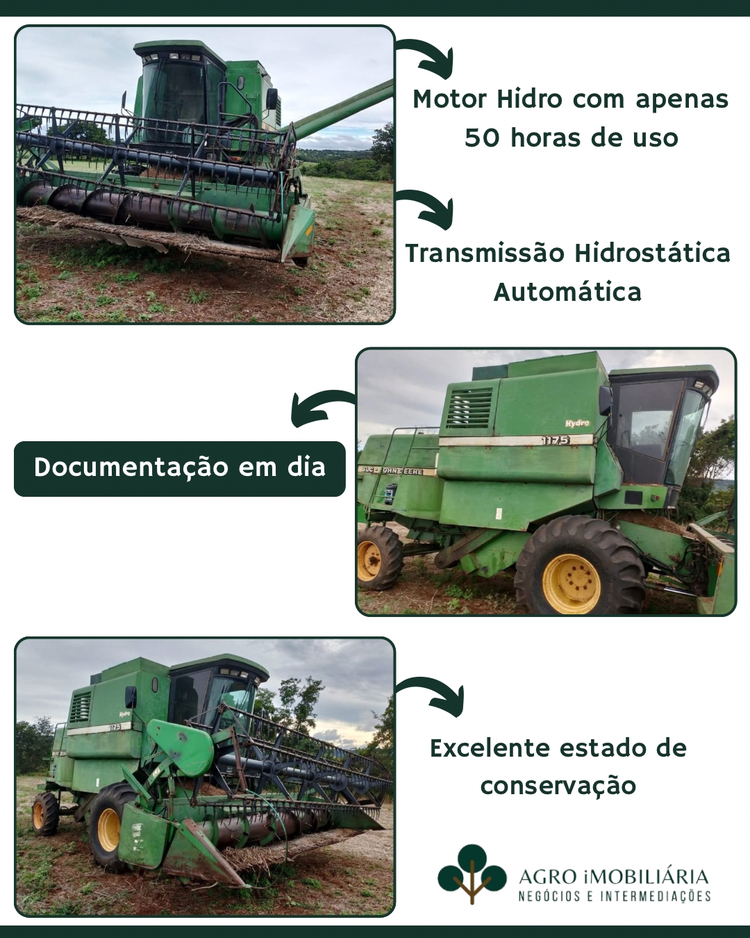 COLHEITADEIRA À VENDA EM PONTALINA GO