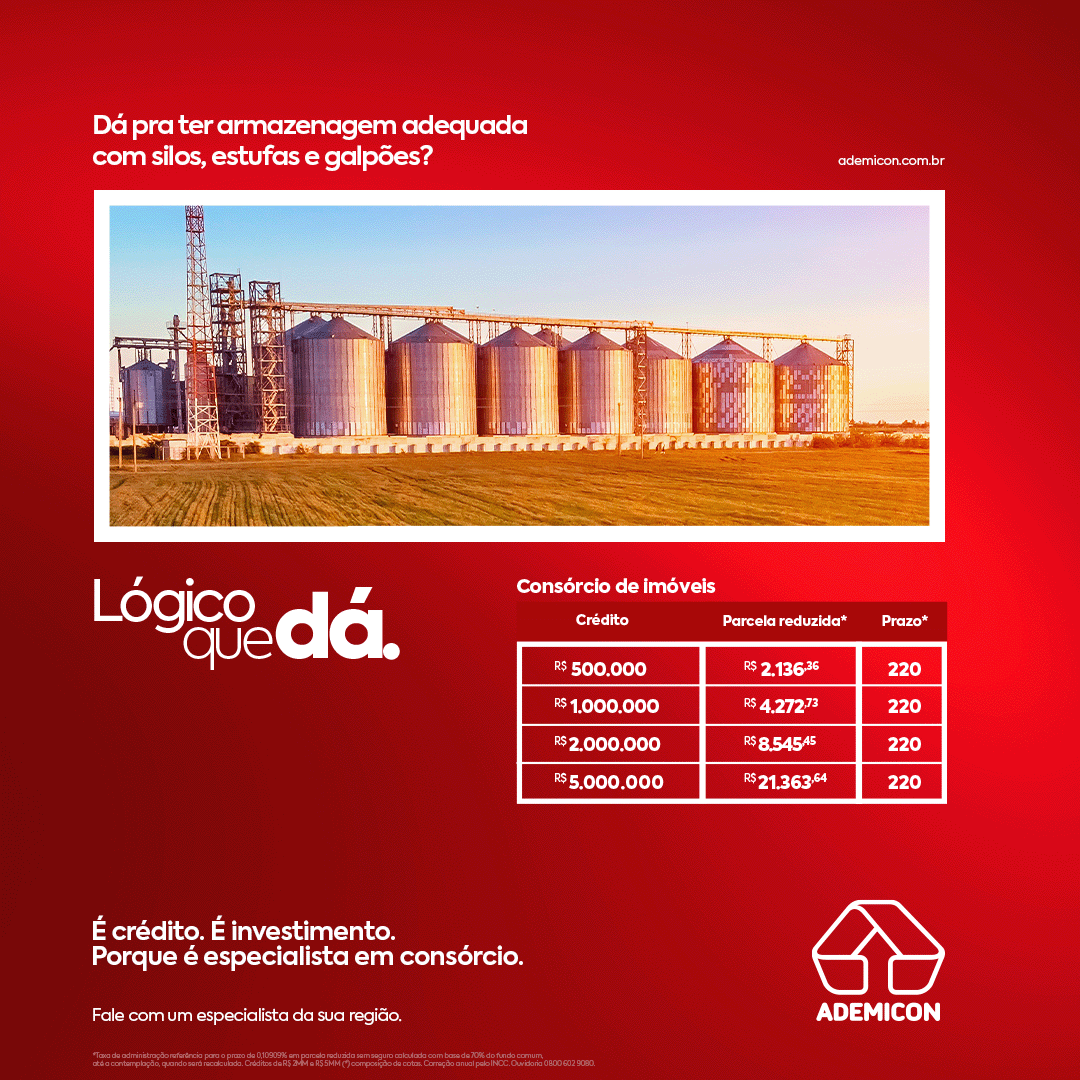 Consórcio para Silos, Estufas e Galpões