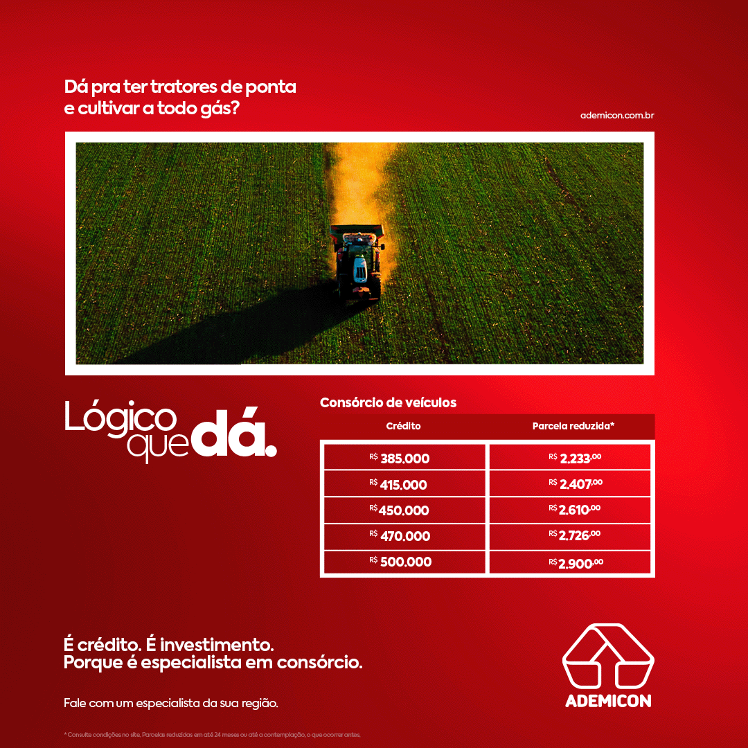 Consórcio de Tratores para Produtores Rurais