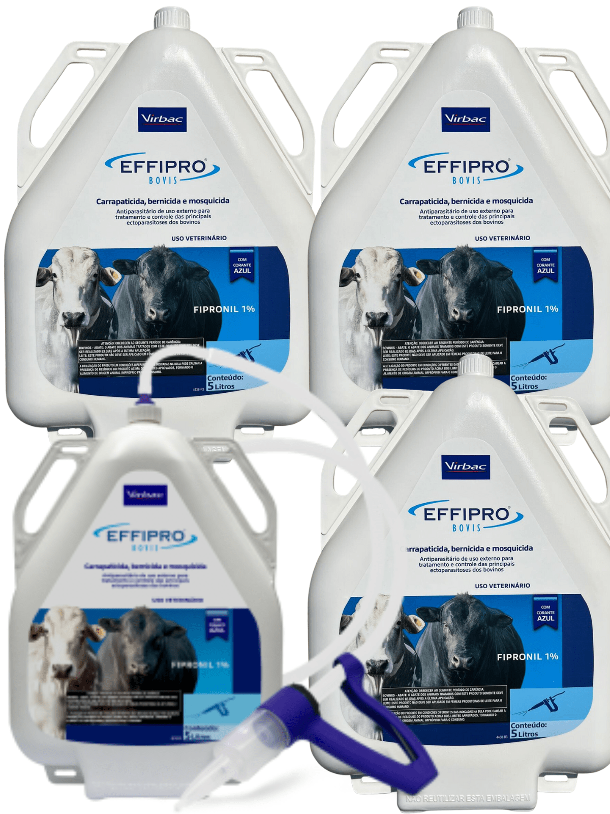 Kit Effipro Bovis Pour On 5l (cx C/4 + Aplicador) - Virbac