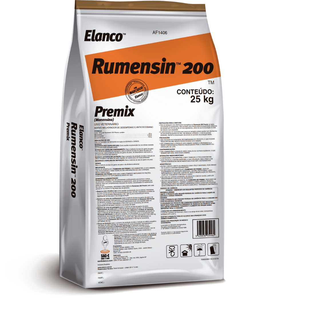 Rumensin 200 25kg - Elanco