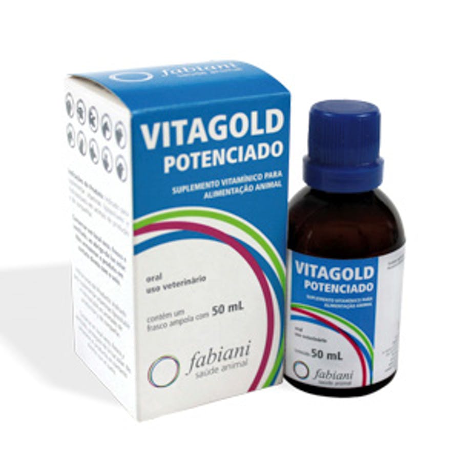 Vitagold Potenciado 50ml Fabiani - Ja Saúde Animal