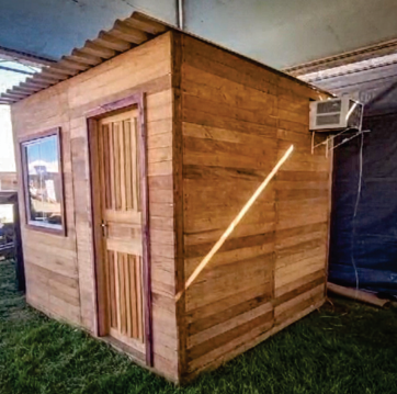 DEPÓSITO EM MADEIRA - PRÉ MONTADO