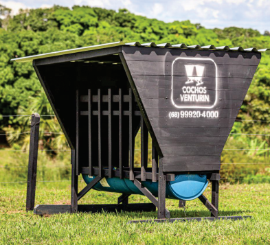 COCHOS COM COBERTURA 2 TELHAS CREEP FEEDING