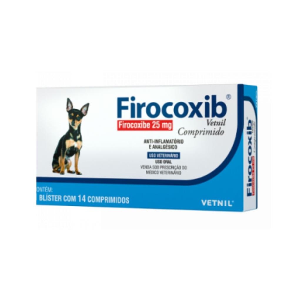 Firocoxib Anti-inflamatório E Analgésico 25mg Comprimidos Para Cães - Vetnil