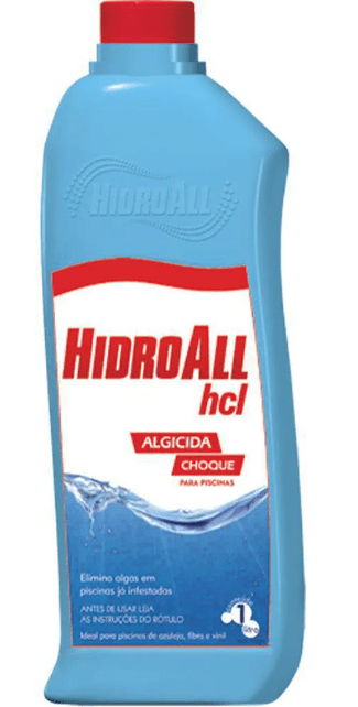 Algicida Choque Hcl 1l - Hidroall