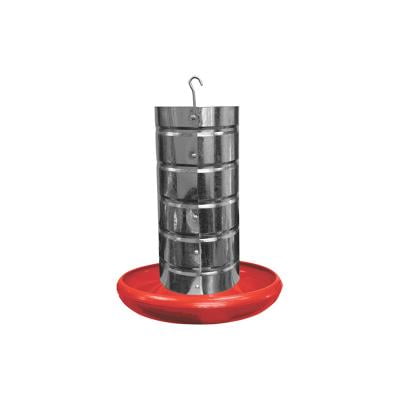 Comedouro Aves 10kg Tub.metal Base Plástica