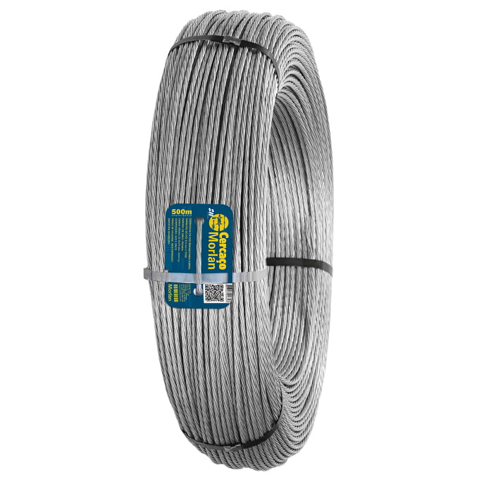 Cordoalha Crio Zn3 7 Fios 250m Para Cerca - Morlan