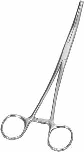 Pinça Kocher Dente De Rato Curva 18cm - Walmur