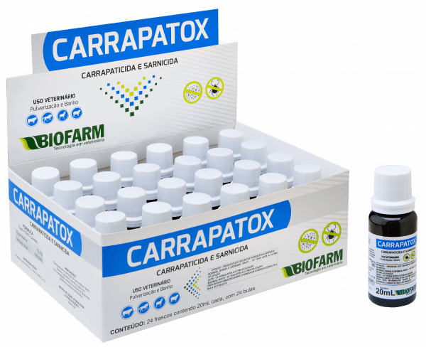 Carrapatox 20ml (unitário) - Biofarm