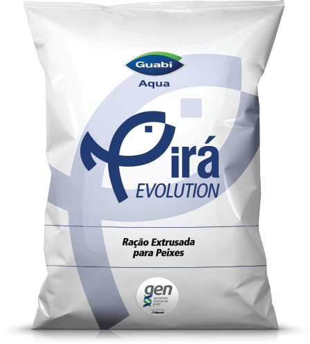 Ração Pirá Evolution Juvenil 2-3mm 36% - 25kg - Guabi