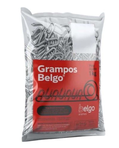 Grampo De Cerca Polido. 1x9 1kg - Belgo