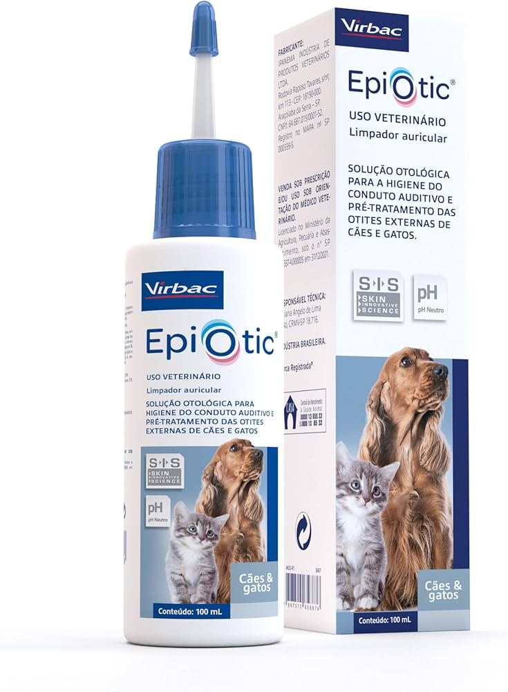 Epiotic Solução Otológica Virbac 100 Ml - Virbac